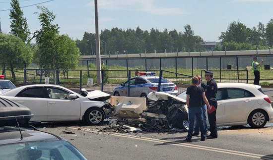 В ДТП на Мебельной в Петербурге пострадали четыре человека  (1)