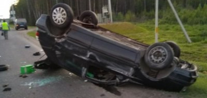 Лосенок устроил серьезное ДТП на Новоприозерском шоссе