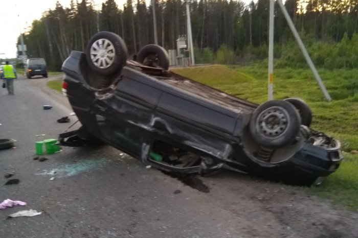 Лосенок устроил серьезное ДТП на Новоприозерском шоссе (2)