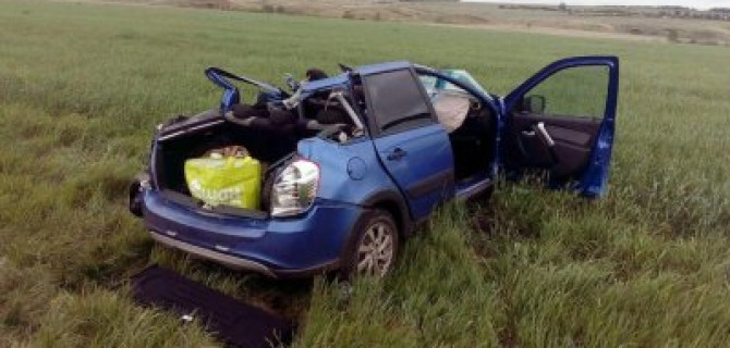 В ДТП в Башкирии у «Лады» оторвало крышу – водитель погиб