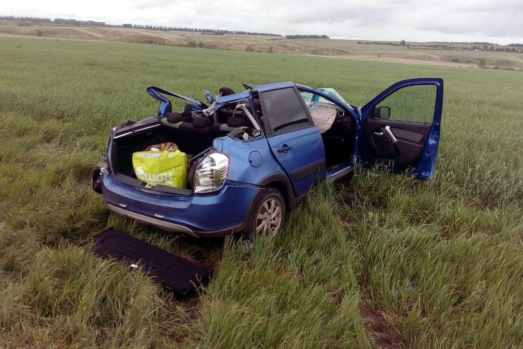 В ДТП в Башкирии у «Лады» оторвало крышу – водитель погиб