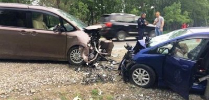 Один человек погиб и 6 пострадали в ДТП в Приморье
