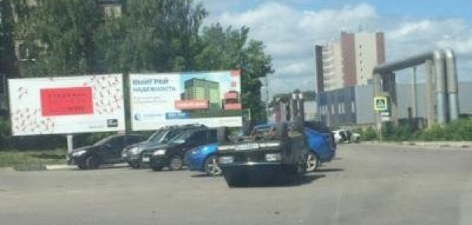 В ДТП в Рязани легковушка опрокинулась на крышу