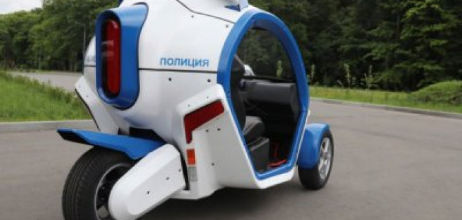Московская полиция получила на время ЧМ-2018 необычные электрокары и мотоциклы