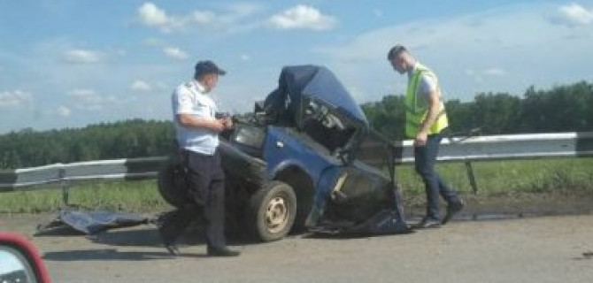 В массовом ДТП в Красноярском крае погиб человек