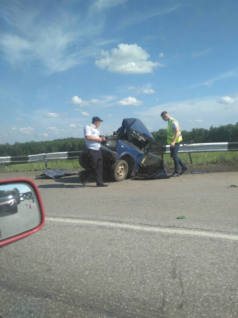 В массовом ДТП в Красноярском крае погиб человек