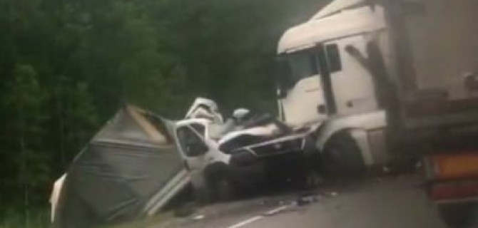 Водитель грузовика погиб в ДТП в Омской области