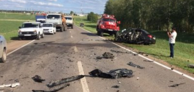 Водитель иномарки погиб в ДТП в Татарстане