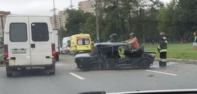 Три человека пострадали в ДТП в Московском районе Петербурга