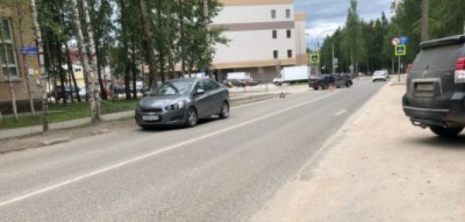 В Сыктывкаре иномарка сбила девушку
