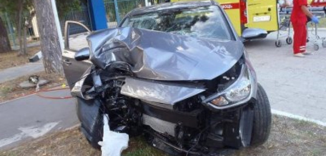 Водитель иномарки пострадал в ДТП в Анапе