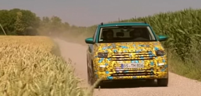 Новый кроссовер Volkswagen T-Cross впервые показали на видеотизере
