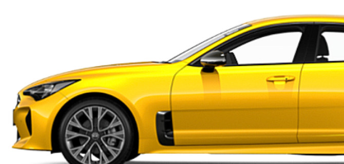 KIA пообещала пожизненную гарантию всем владельцам желтых KIA Stinger