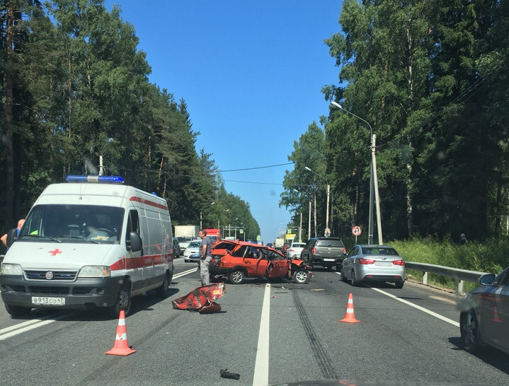 Водитель ВАЗа погиб в ДТП в Ленобласти (3)