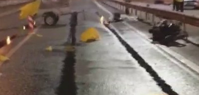 Мотоциклист погиб в ДТП на КАД в Петербурге