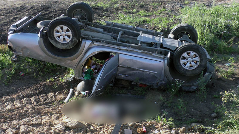 Женщина-водитель погибла в опрокинувшейся машине в Рязанской области (1)