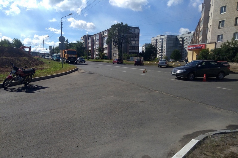 13-летний мотоциклист пострадал в ДТП в Череповце (3)