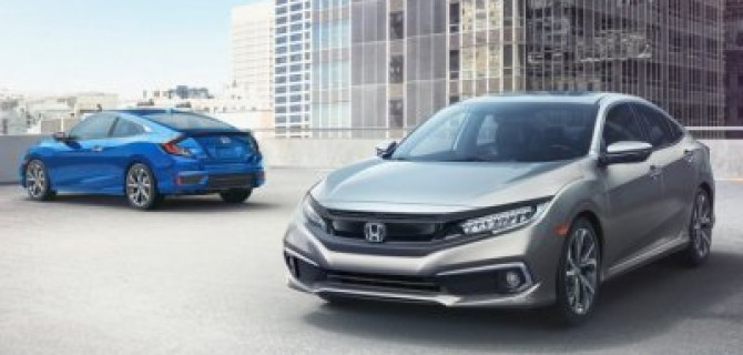 Седан и купе Honda Civic обновились до модельного ряда 2019 года