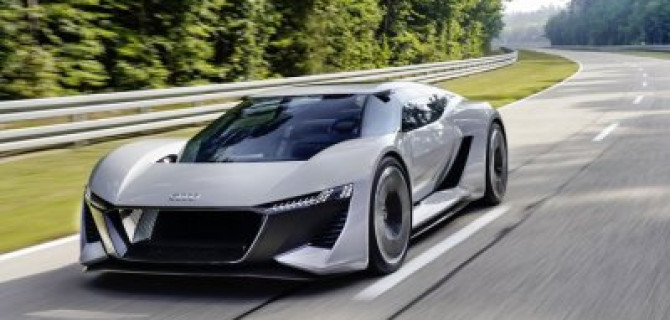 Мировая премьера концепт-кара Audi PB18 e-tron в Пеббл-Бич