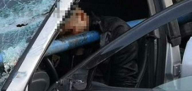 В Норильске мужчину в ДТП проткнуло трубой