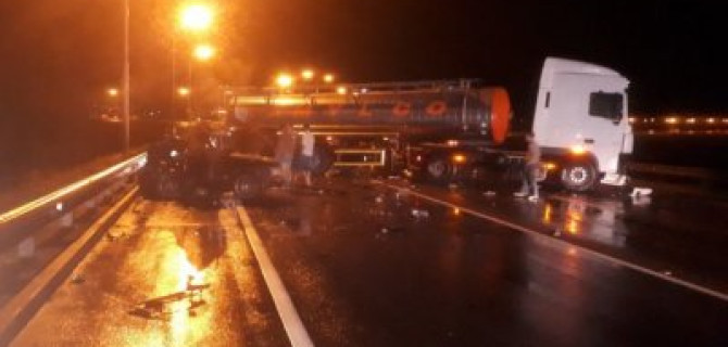 В ДТП с бензовозом под Ростовом погиб человек