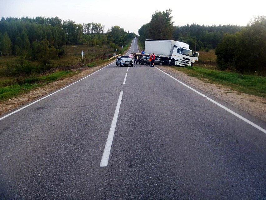 Женщина и подросток пострадали в ДТП в Одоевском районе
