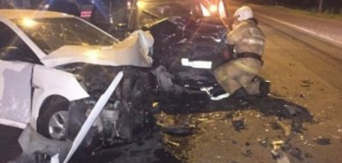 Трое взрослых и младенец пострадали в ДТП в Стругокрасненском районе