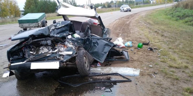 В Марий Эл в ДТП с автобусом погиб человек