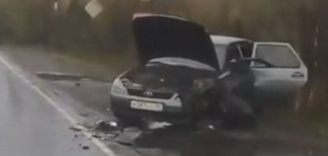 Три человека пострадали в массовом ДТП под Петрозаводском