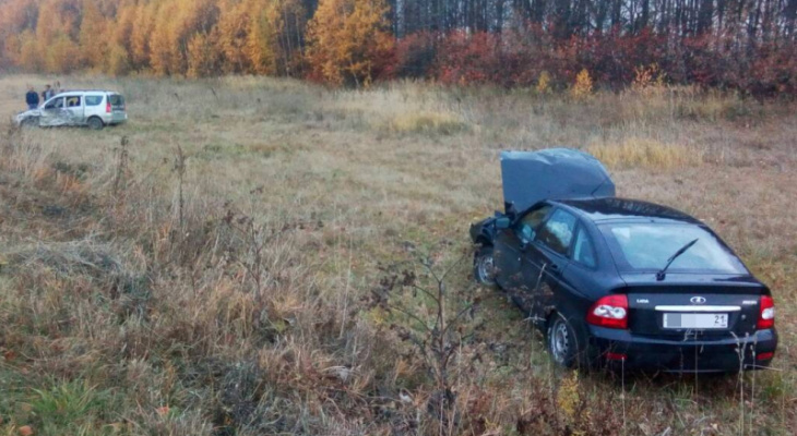 Трое взрослых и ребенок пострадали в ДТП в Чувашии