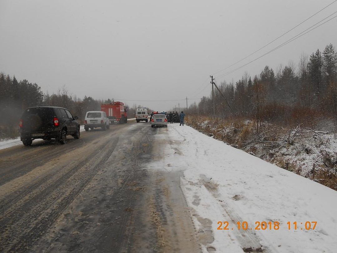 Четверо взрослых и младенец пострадали в ДТП под Ухтой (3)