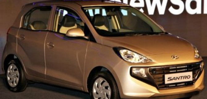Начались продажи сверхбюджетного хэтчбека Hyundai Santro