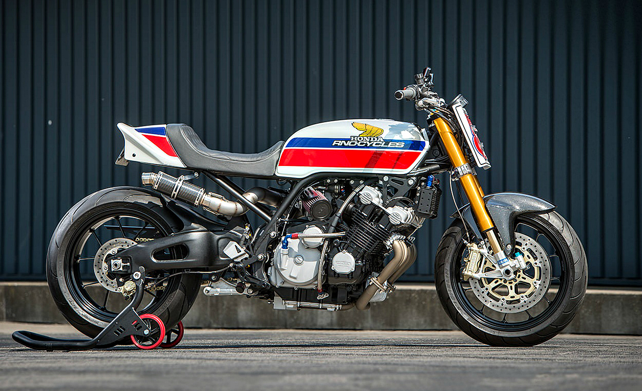 Из байка-ветерана сделали злобный турбо-дрэгстер хонда кастом 2