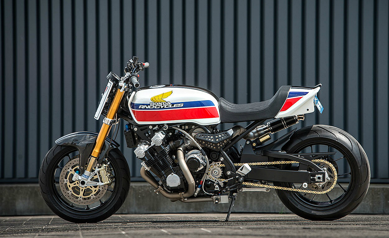 Из байка-ветерана сделали злобный турбо-дрэгстер хонда кастом 3