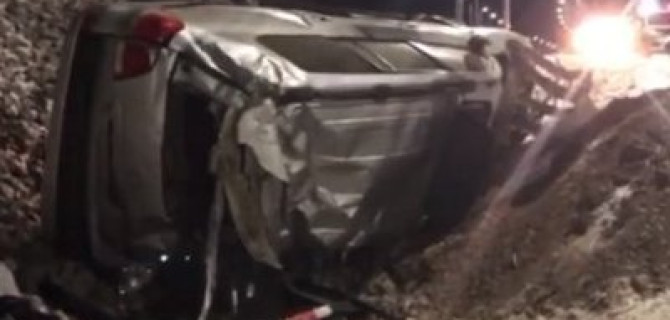 16-летняя девушка погибла в опрокинувшейся иномарке на Байкальском тракте