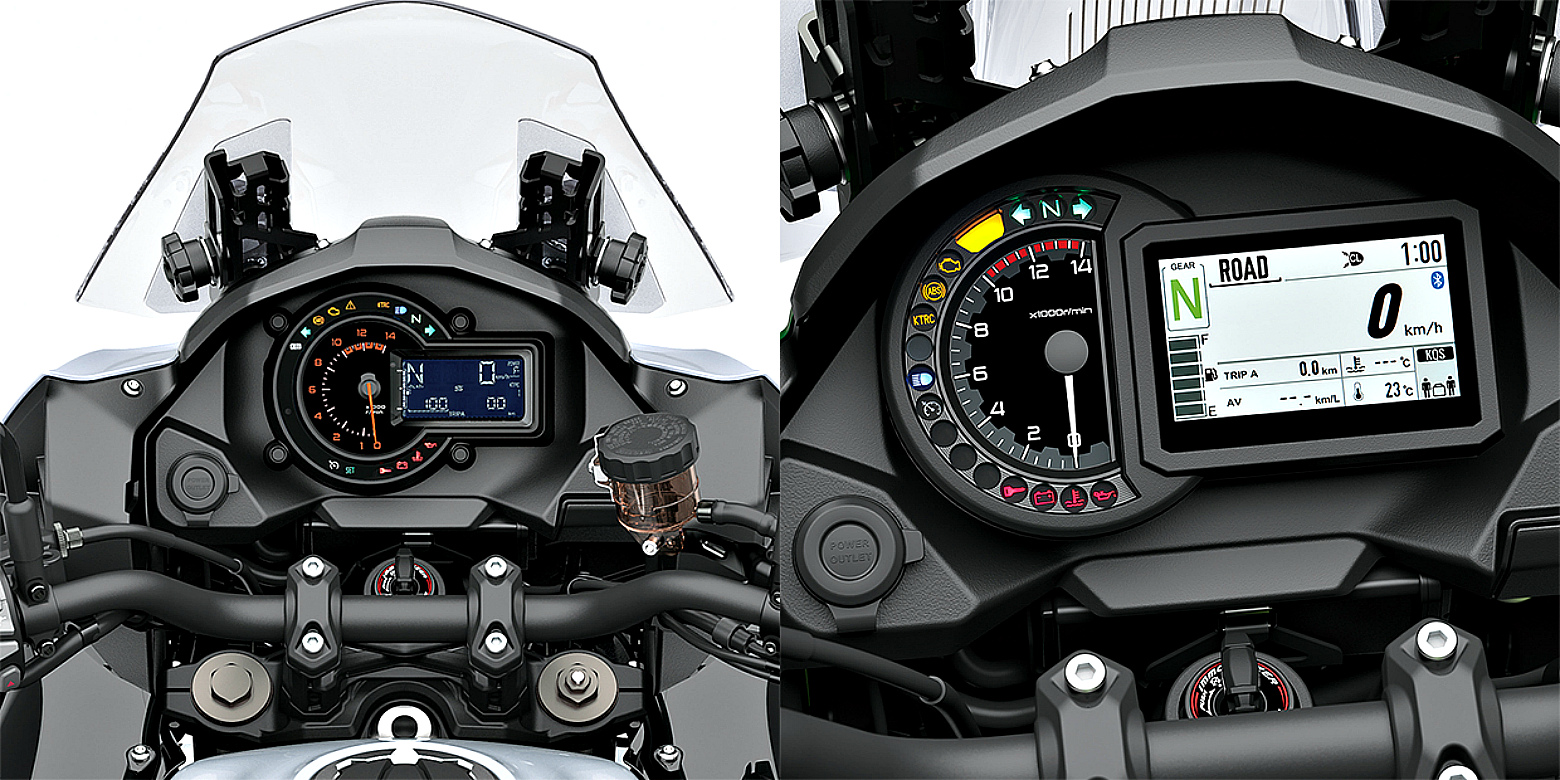 Обновлён кроссовер Kawasaki Versys 1000 версис 3