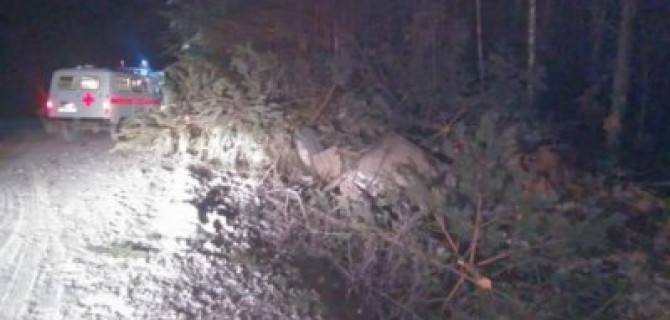 В Башкирии погиб водитель опрокинувшегося грузовика