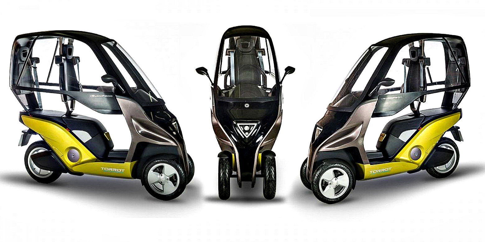 Три колеса и крыша: новый электроскутер от Torrot торрот 1