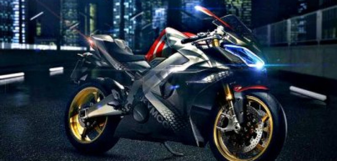 Компания Kymco показала электроцикл с коробкой передач