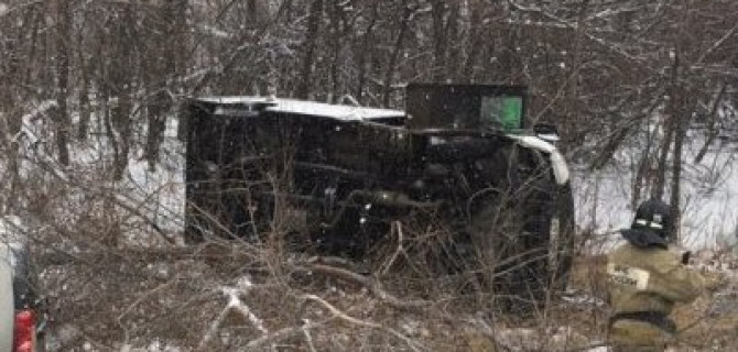 В ДТП с маршруткой под Самарой погиб человек