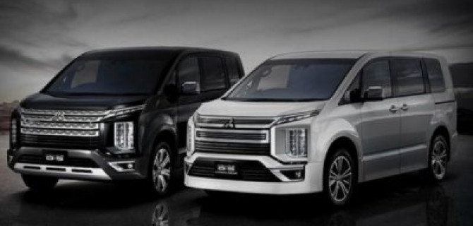 В Mitsubishi рассекретили рестайлинговый минивэн Delica