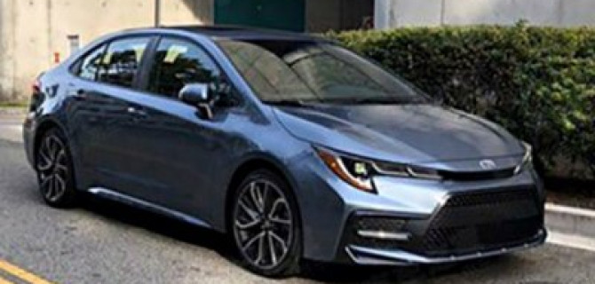 Новую «Короллу» поймали папарацци