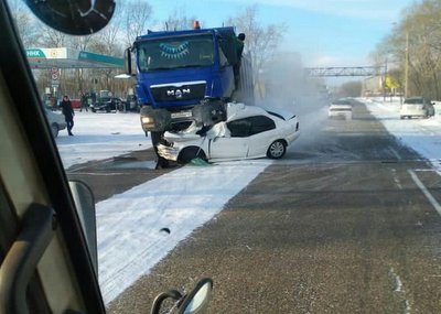 Три человека погибли в ДТП в Комсомольске-на-Амуре