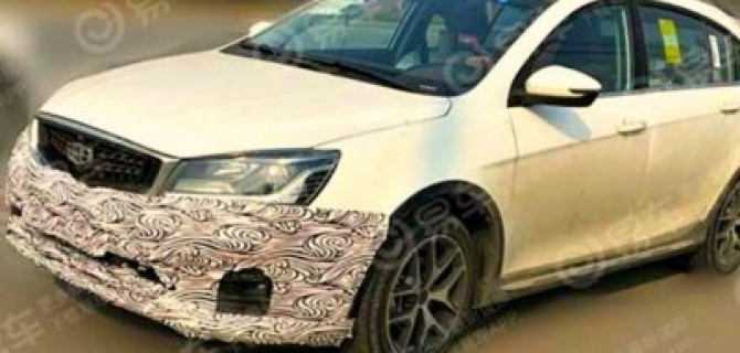 Geely тестирует обновлённый Emgrand