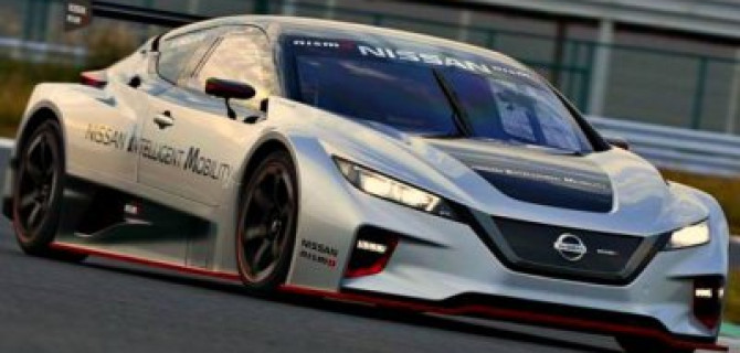 Представлена гоночная модификация электромобиля Nissan Leaf