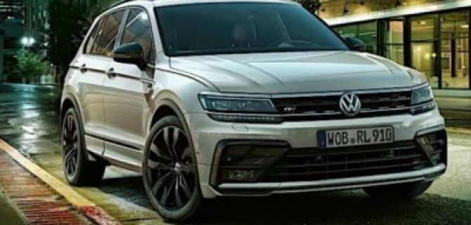 Volkswagen начал продажи кроссовера Tiguan с пакетом опций Black R-Line