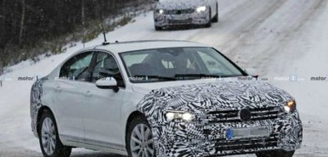 Начались испытания новых версий Volkswagen Passat