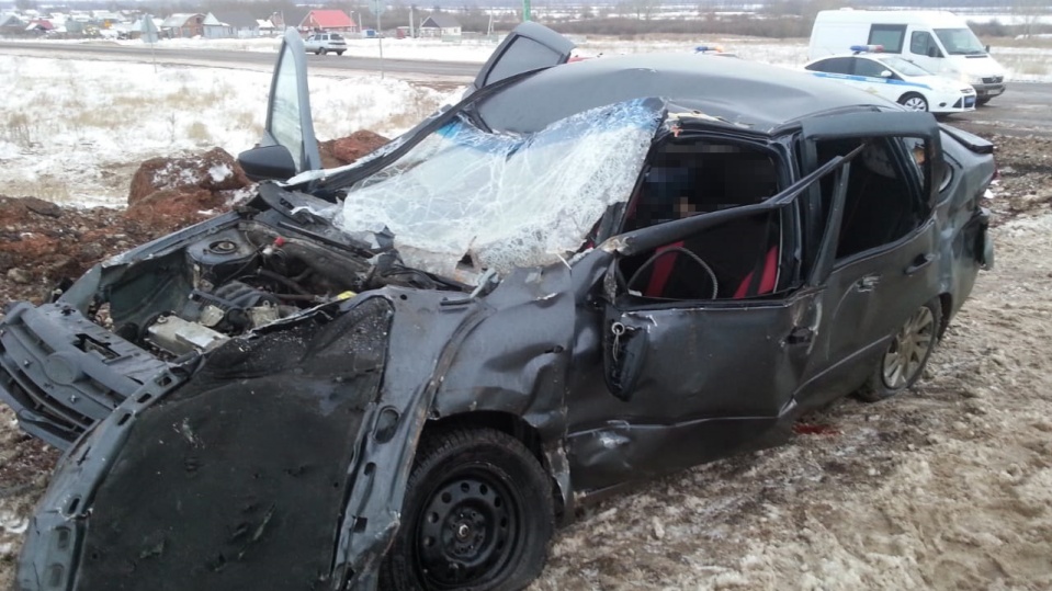 В ДТП с КамАЗом в Башкирии погибла пассажирка «Лады» (2)