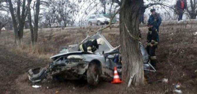На Ставрополье женщина-водитель погибла, врезавшись в дерево