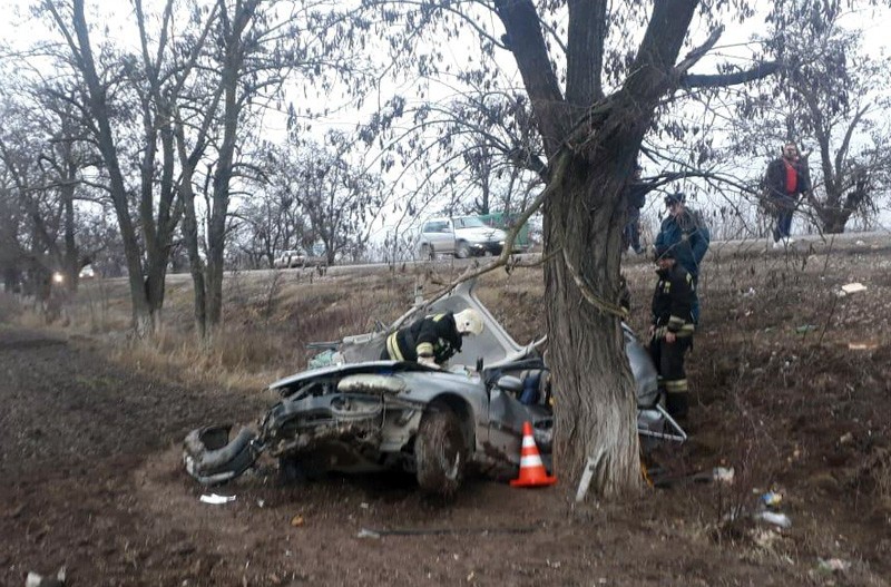 На Ставрополье женщина-водитель погибла, врезавшись в дерево